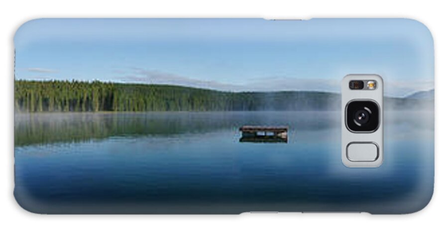 Fish Lake Galaxy Case featuring the photograph Fish Lake Morning Panorama by Phil And Karen Rispin