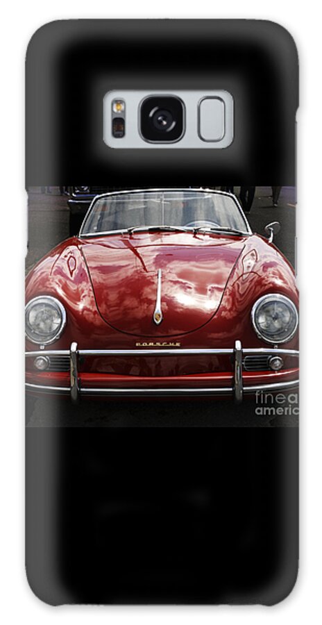 Porsche Galaxy S8 Case featuring the photograph Flaming Red Porsche by Victoria Harrington