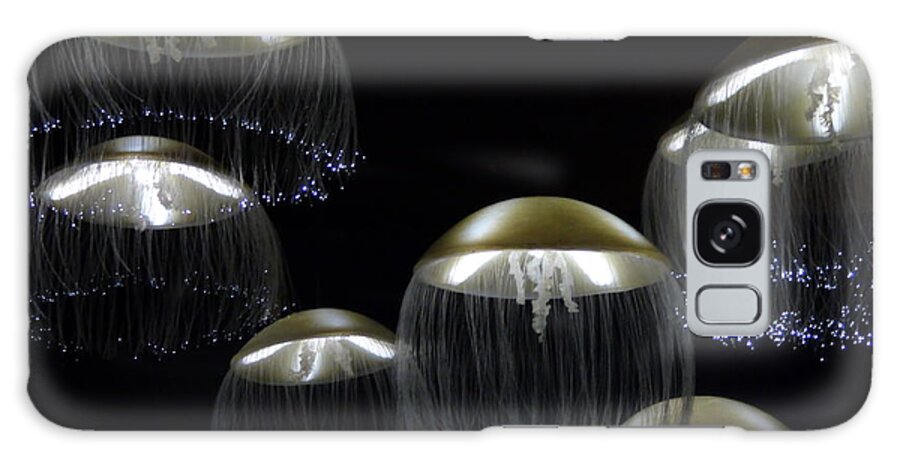 Abstract Galaxy Case featuring the photograph They Come From The Deep by Amelia Racca