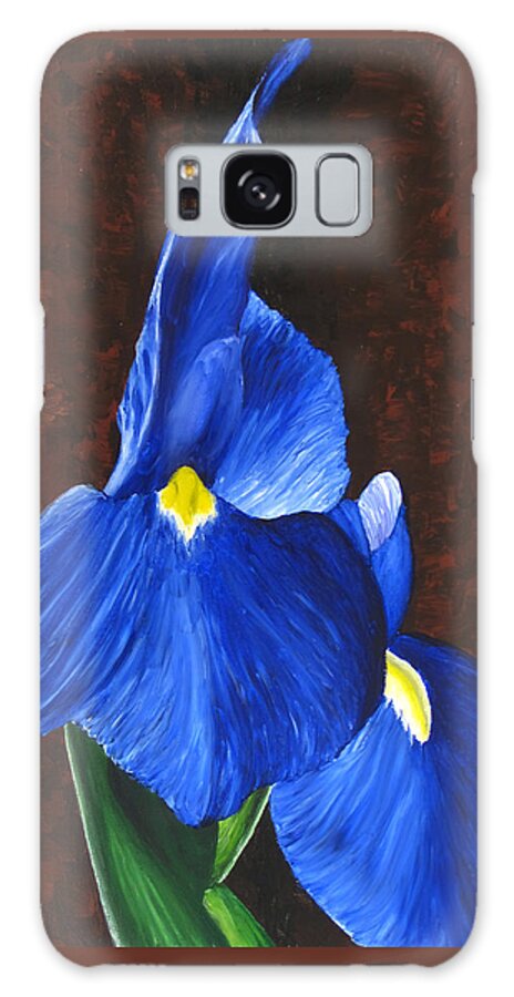 Flora Galaxy Case featuring the painting Flora Series-Number 8 by Jim Harper