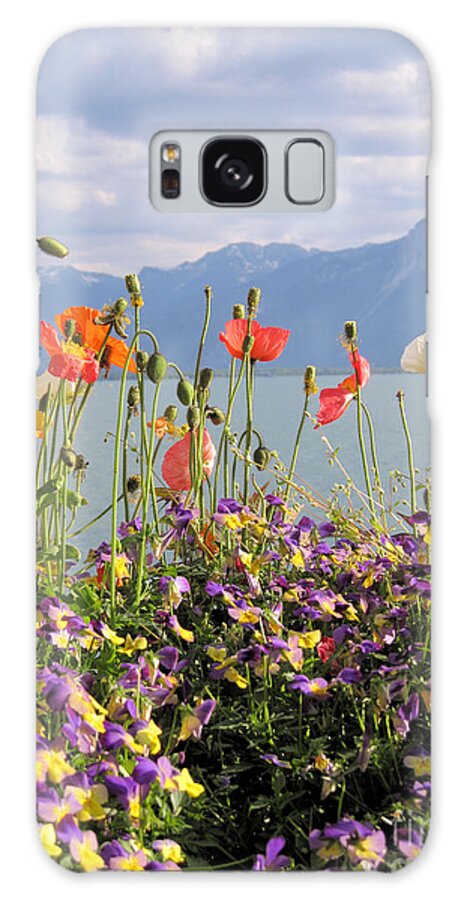 Alps Galaxy Case featuring the photograph Floral Coast 2 by Amanda Mohler