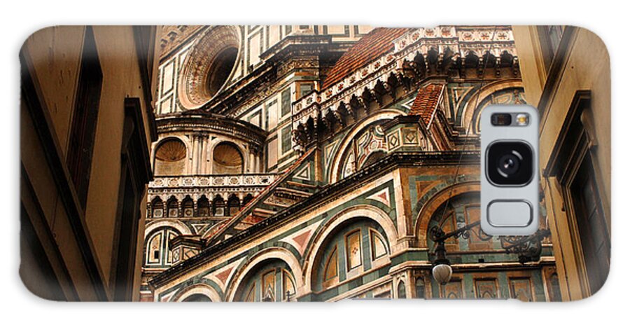  Italy Galaxy Case featuring the photograph Florence Duomo Detail 1 by Bob Christopher