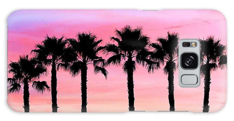 Palm Trees Galaxy Case featuring the photograph Florida Palm Trees by Elizabeth Budd