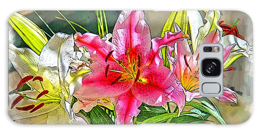 Staley Artwork Galaxy Case featuring the photograph Flower Arrangement by Chuck Staley
