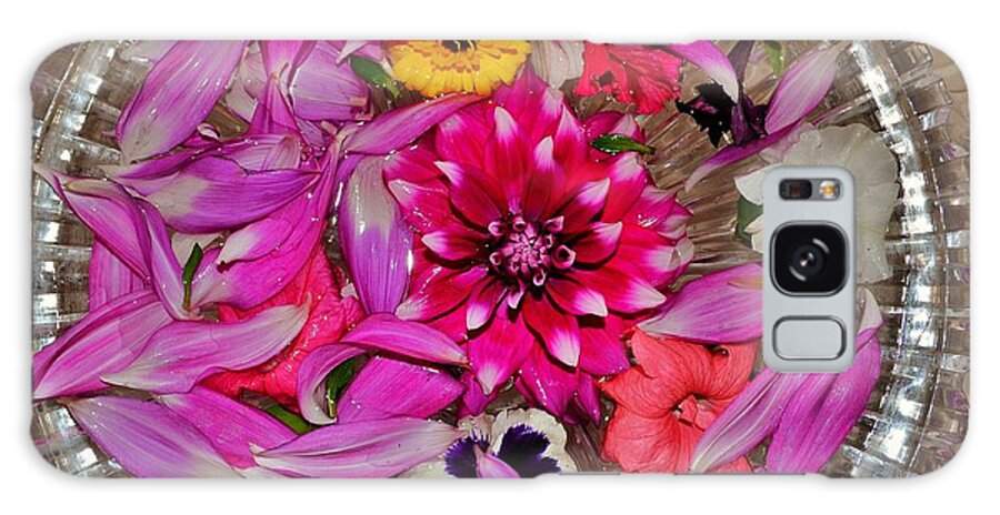 Flower Petals Galaxy Case featuring the photograph Flower Offerings - Jabalpur India by Kim Bemis