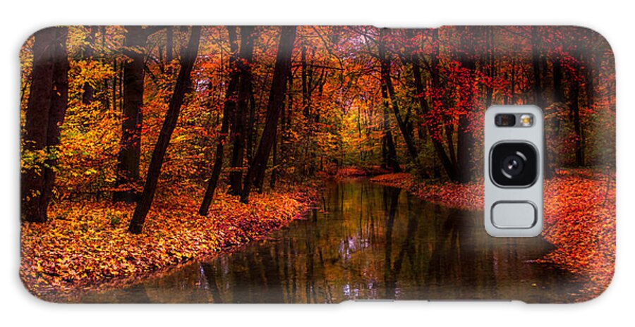 Autumn Galaxy Case featuring the photograph Flowing Through The Colors Of Fall by Hannes Cmarits