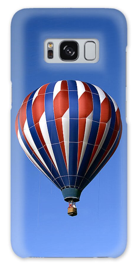 Balloon Galaxy Case featuring the photograph Flying The Red White and Blue iPhone Case by Gene Walls