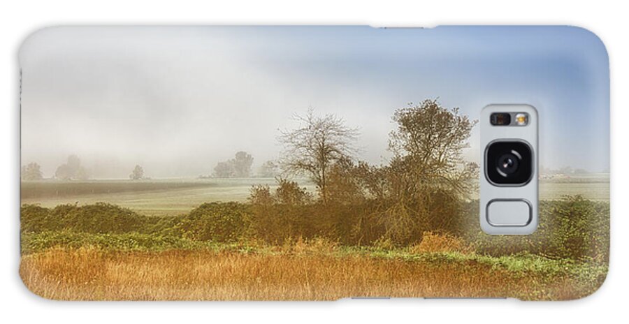 Fall Galaxy Case featuring the photograph Foggy September morning by Eti Reid