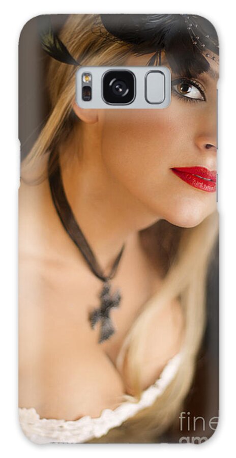 Girl Galaxy Case featuring the photograph Follow Me Into The Night by Evelina Kremsdorf