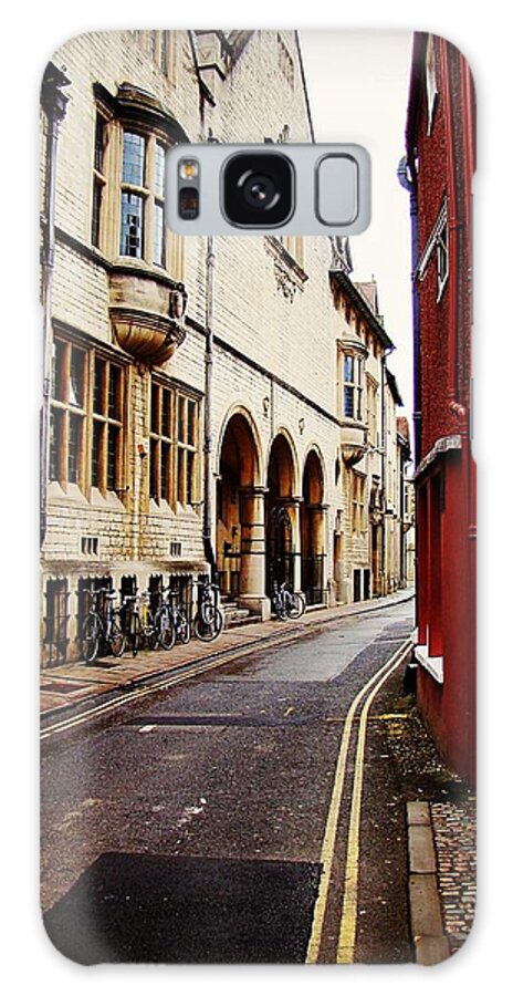 Oxford Galaxy Case featuring the photograph Follow the Yellow Lines by Zinvolle Art