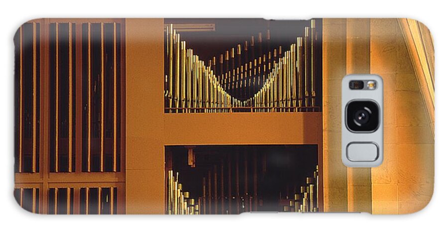 Pipe Organ Galaxy S8 Case featuring the photograph For Golden Tones by Kae Cheatham