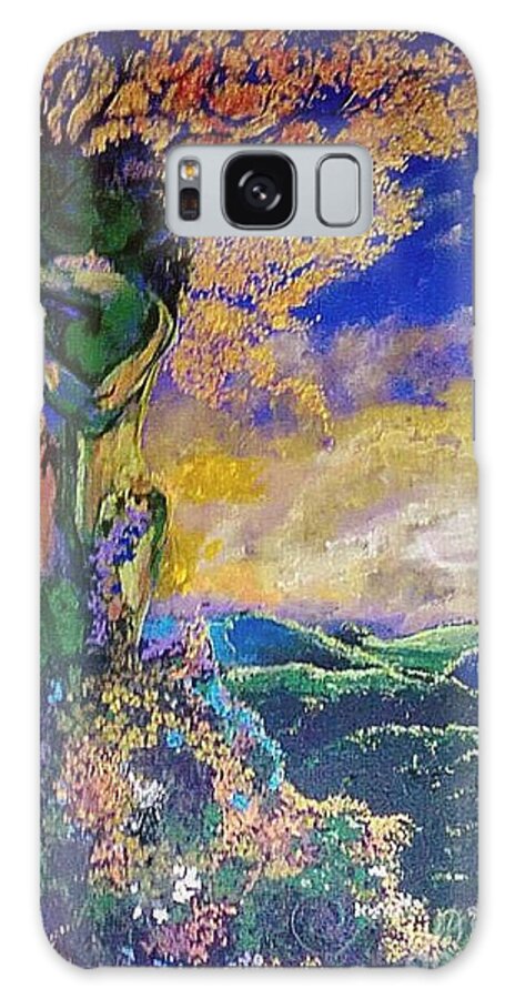 Trees Galaxy Case featuring the painting Forever Embracing by Stefan Duncan