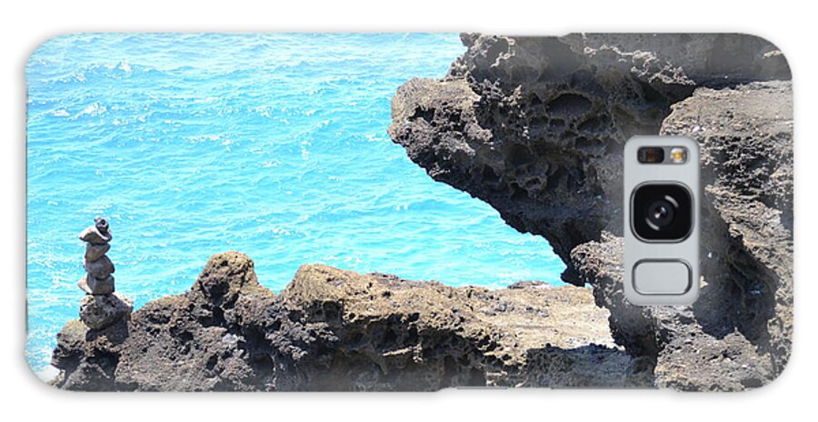 Hawaii Galaxy Case featuring the photograph Formed Cliffs by Amanda Eberly