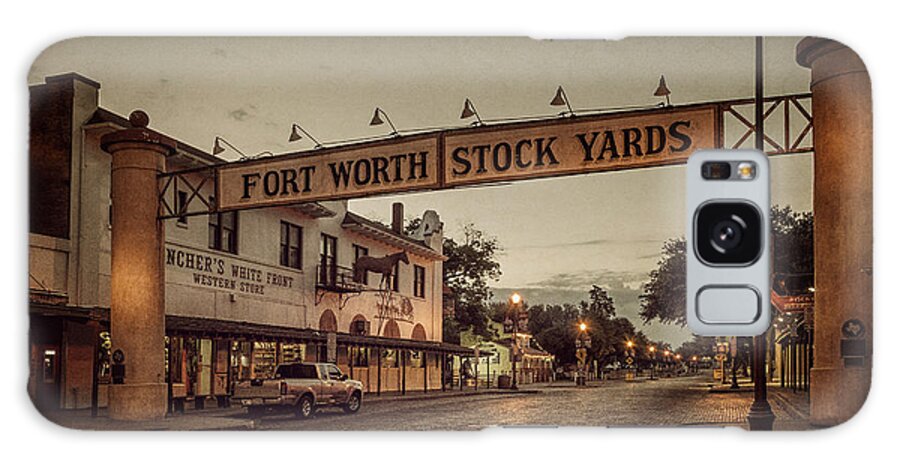 Stockyards Galaxy Case featuring the photograph Fort Worth StockYards by Joan Carroll