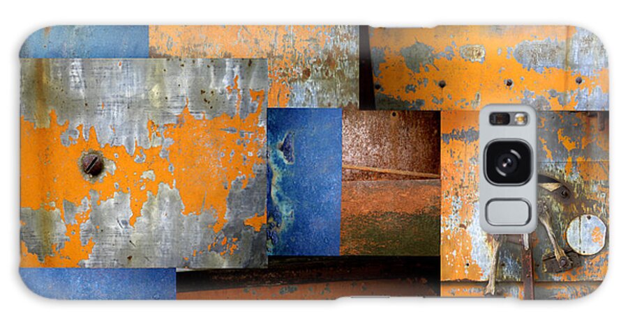 Metal Galaxy Case featuring the photograph Fragments Antique Metal by Ann Powell