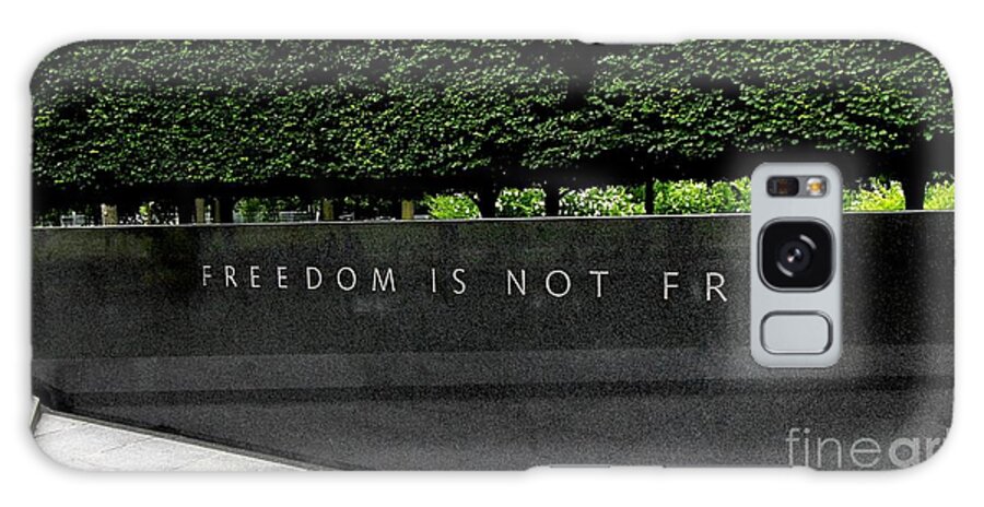 Freedom Is Not Free Galaxy Case featuring the photograph Freedom Is Not Free by Allen Beatty