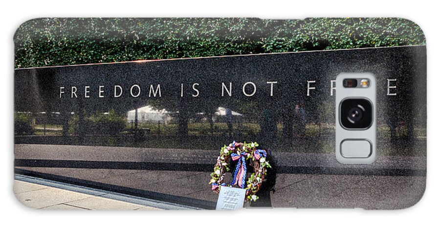 Soldiers Galaxy Case featuring the photograph Freedom is Not Free by Sennie Pierson