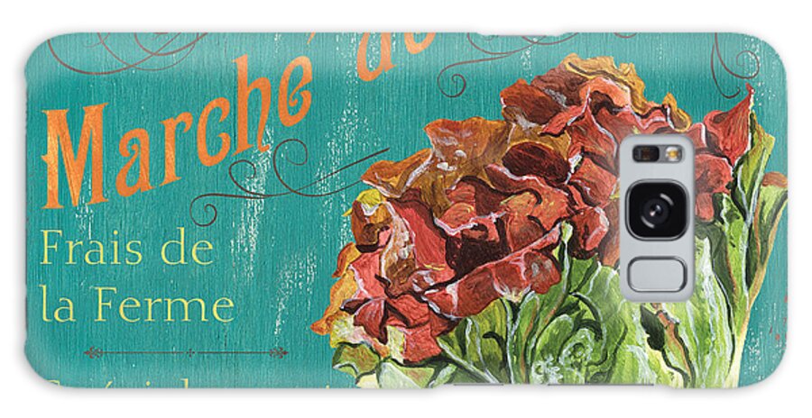 Market Galaxy Case featuring the painting French Market Sign 3 by Debbie DeWitt
