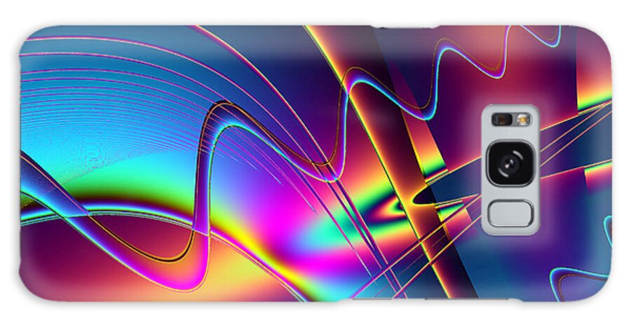 Abstract Galaxy Case featuring the digital art Frequency by Wendy J St Christopher