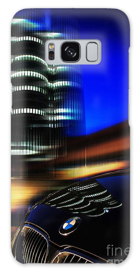 Abstract Galaxy Case featuring the photograph Freude am Fahren by Hannes Cmarits