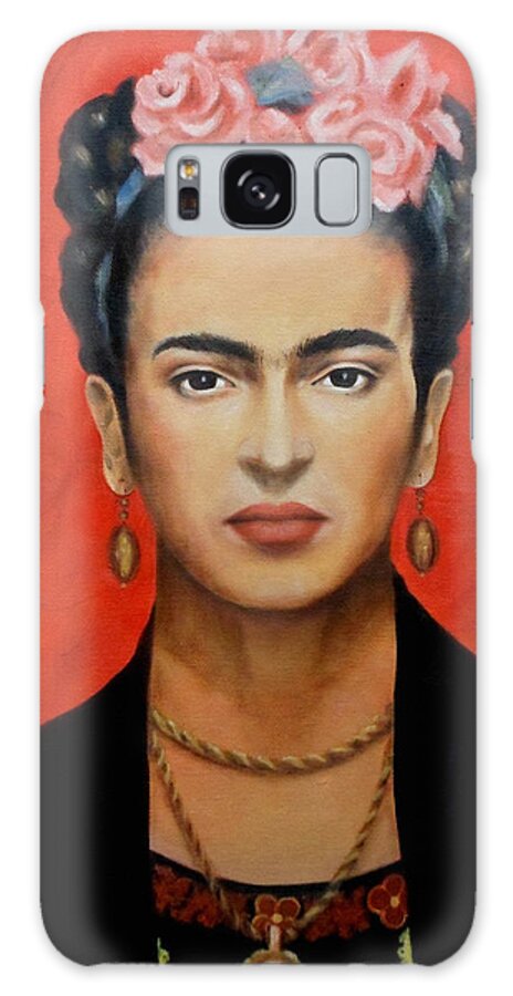 Frida Galaxy Case featuring the painting Frida Kahlo by Yelena Day
