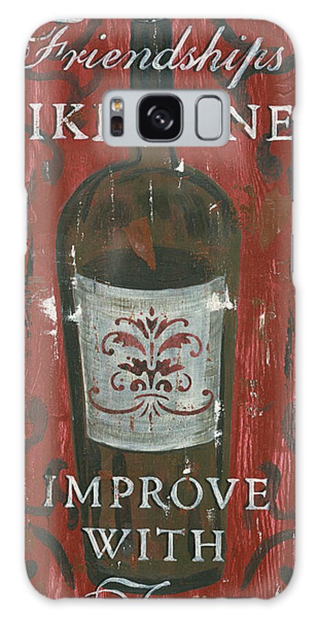 Wine Galaxy Case featuring the painting Friendships Like Wine by Debbie DeWitt