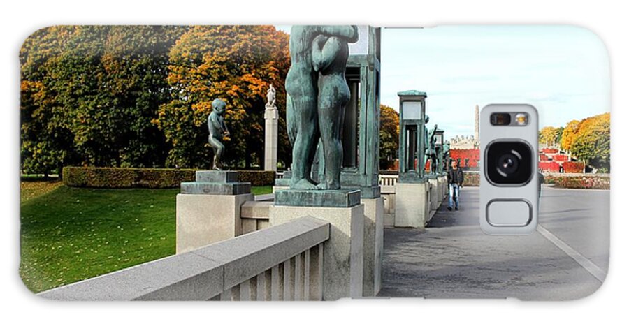 Landscape Galaxy Case featuring the photograph Frogner Park by Jeanette Rode Dybdahl