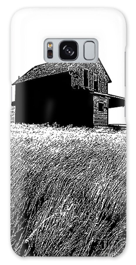 Prairie Architecture Galaxy Case featuring the photograph From Days Gone By by Vivian Christopher
