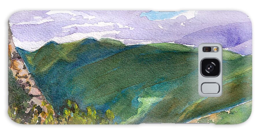 Tuckerman's Galaxy Case featuring the painting From Tuckerman's Ravine by Susan Herbst