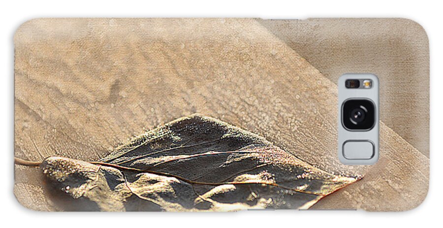 Leaf Galaxy S8 Case featuring the photograph Frost Basking by Michelle Ayn Potter