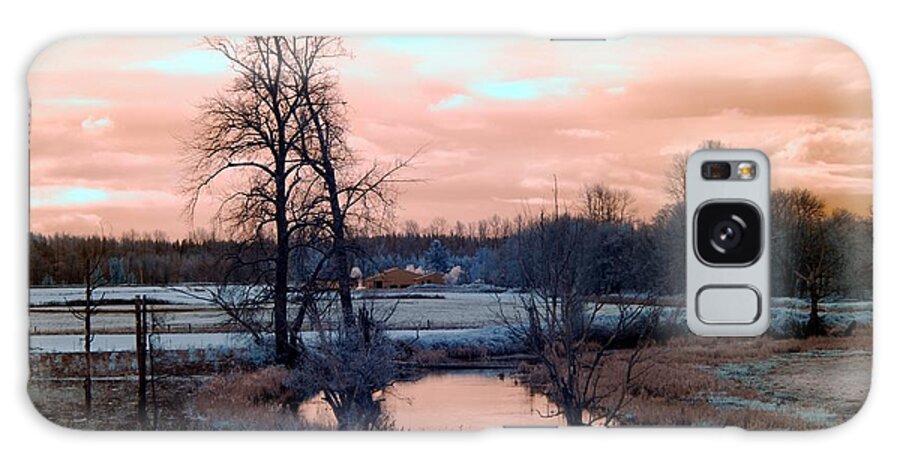 Frost Galaxy Case featuring the photograph Frosty Morning by Rebecca Parker