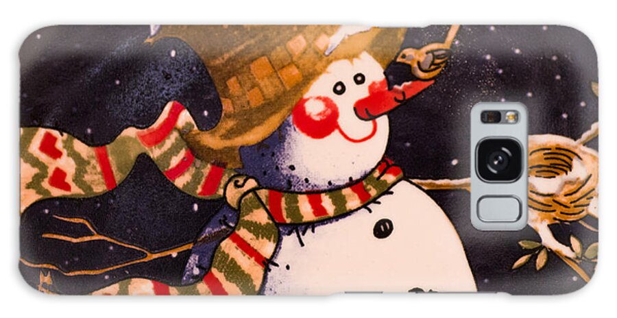 Snowman Galaxy Case featuring the photograph Frosty by Will Wagner