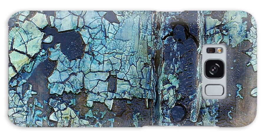 Frozen Water Galaxy Case featuring the mixed media Frozen by Christopher Schranck