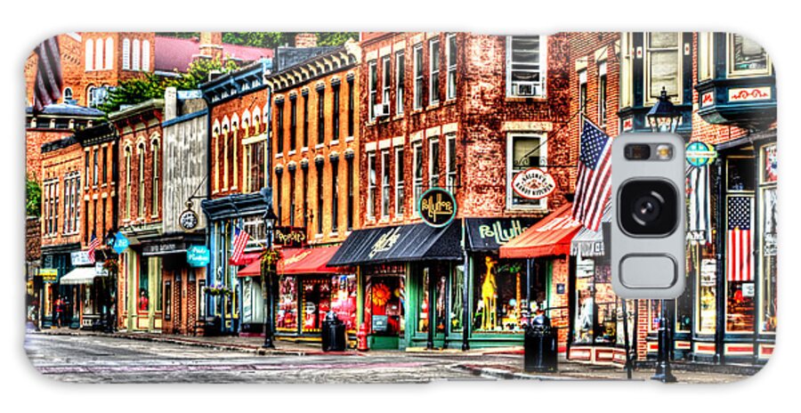 Galena Galaxy Case featuring the photograph Galena Main Street Early Summer Morning by Roger Passman