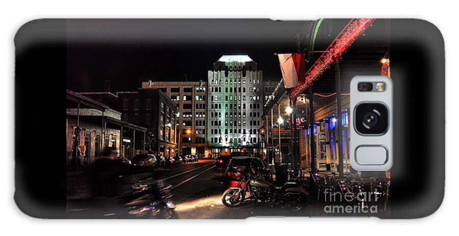 Galveston Galaxy Case featuring the photograph Galveston's Strand by Savannah Gibbs