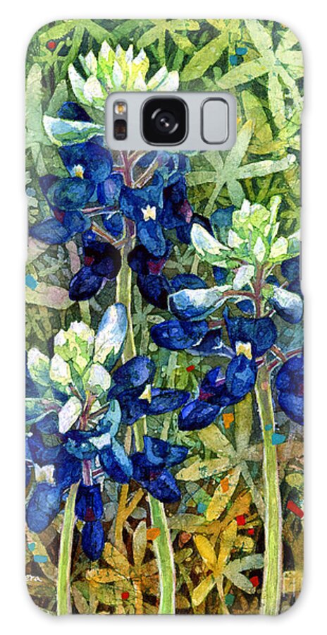 Bluebonnet Galaxy Case featuring the painting Garden Jewels I by Hailey E Herrera