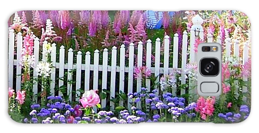 Garden Galaxy S8 Case featuring the photograph Garden on Mackinac Island by Kathleen Luther
