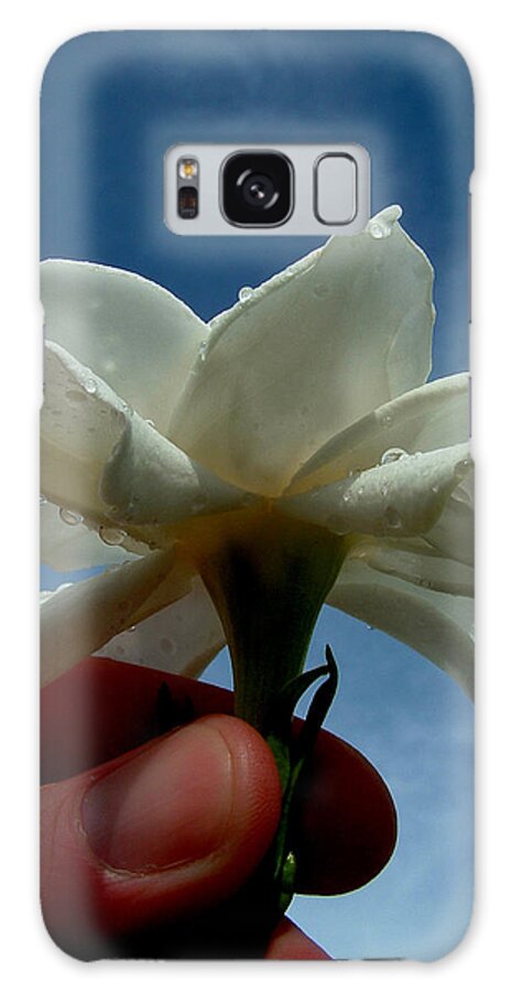 Gardenia Galaxy Case featuring the photograph Gardenia For You My Dear by David Weeks