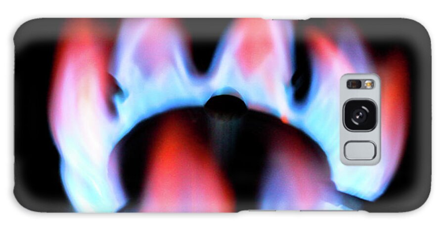 Natural Gas Galaxy Case featuring the photograph Gas Flame by Aquirae