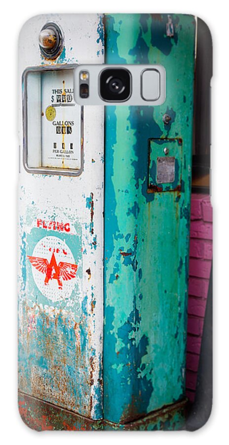 Portland Galaxy Case featuring the photograph Gas Pump by Niels Nielsen