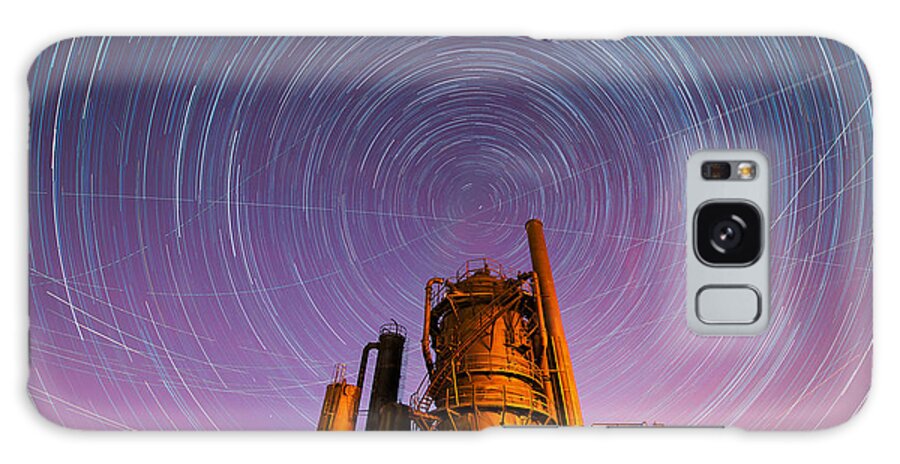 Seattle Galaxy Case featuring the photograph Gasworks Parks with star trails by Hisao Mogi