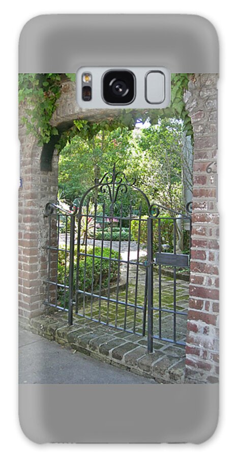Charleston Galaxy Case featuring the photograph Gates of Charleston 4 by Deborah Ferree