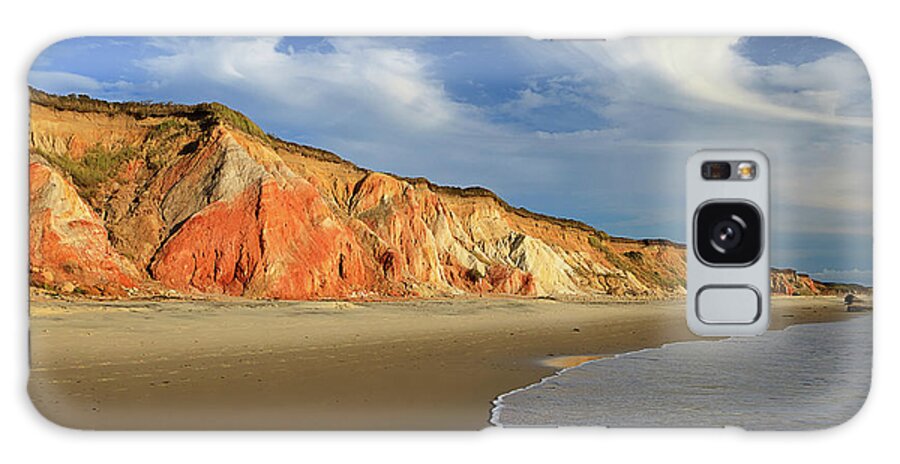 Water's Edge Galaxy Case featuring the photograph Gay Head Cliffs On Marthas Vineyard by Katherine Gendreau Photography