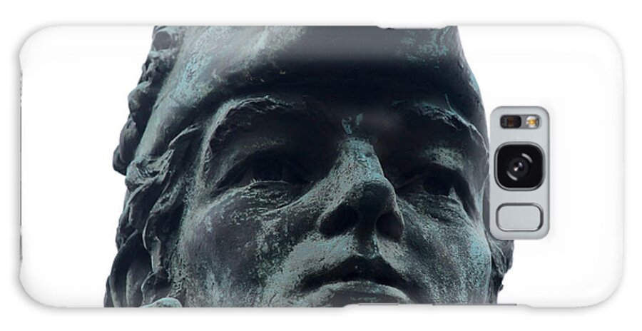 George Galaxy Case featuring the photograph George Armistead Statue Head by Cynthia Snyder