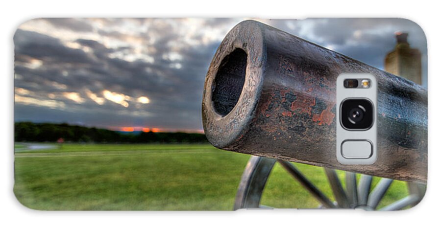 Abraham Galaxy S8 Case featuring the photograph Gettysburg Canon Closeup by Andres Leon