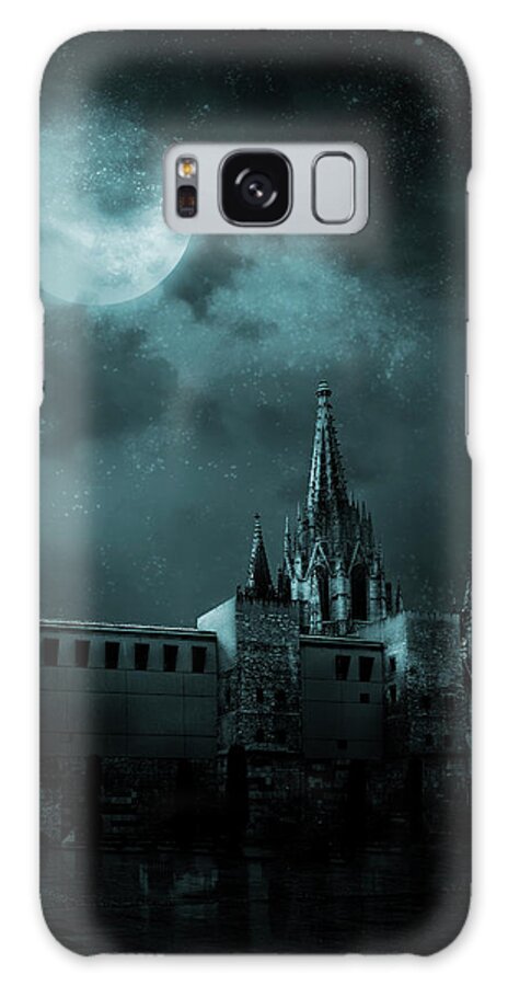 Gothic Style Galaxy Case featuring the photograph Ghosts In The Empty Town by Vladgans