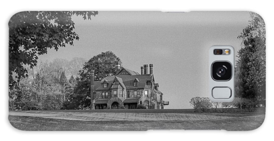 Black And White Galaxy Case featuring the photograph Gilded Age Mansion by Brian MacLean