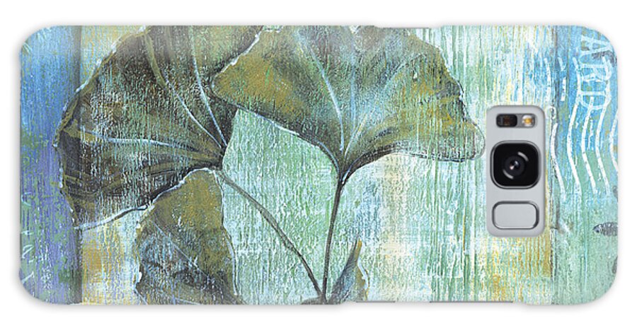 Ginkgo Galaxy Case featuring the painting Gingko Spa 2 by Debbie DeWitt
