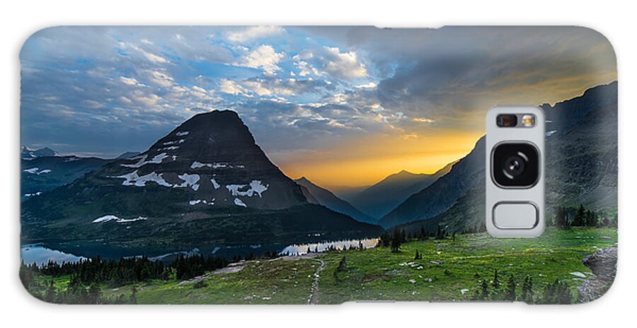 Glacier Galaxy Case featuring the photograph Glacier National Park 3 by Larry Marshall