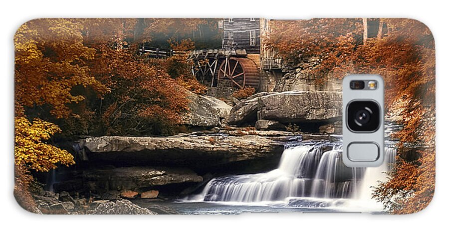 Glade Creek Mill Galaxy Case featuring the photograph Glade Creek Mill in Autumn by Tom Mc Nemar